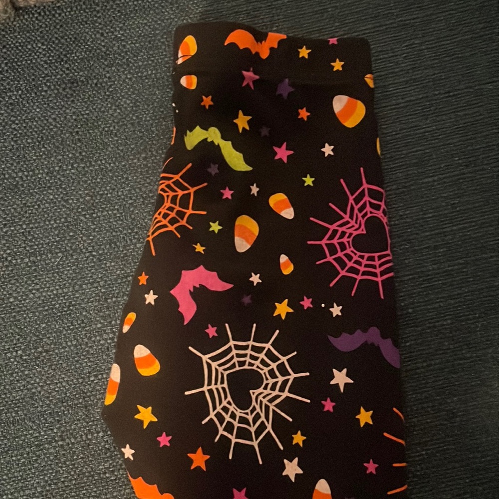 Little girls Halloween leggings size 6
